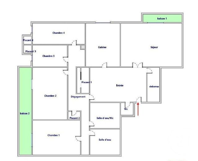 Appartement F5 à vendre - 5 pièces - 121.51 m2 - ST DENIS - 93 - ILE-DE-FRANCE - Century 21 Riva Immobilier