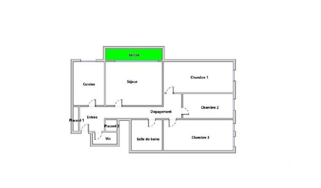 Appartement F4 à vendre - 4 pièces - 73.81 m2 - ST DENIS - 93 - ILE-DE-FRANCE - Century 21 Riva Immobilier